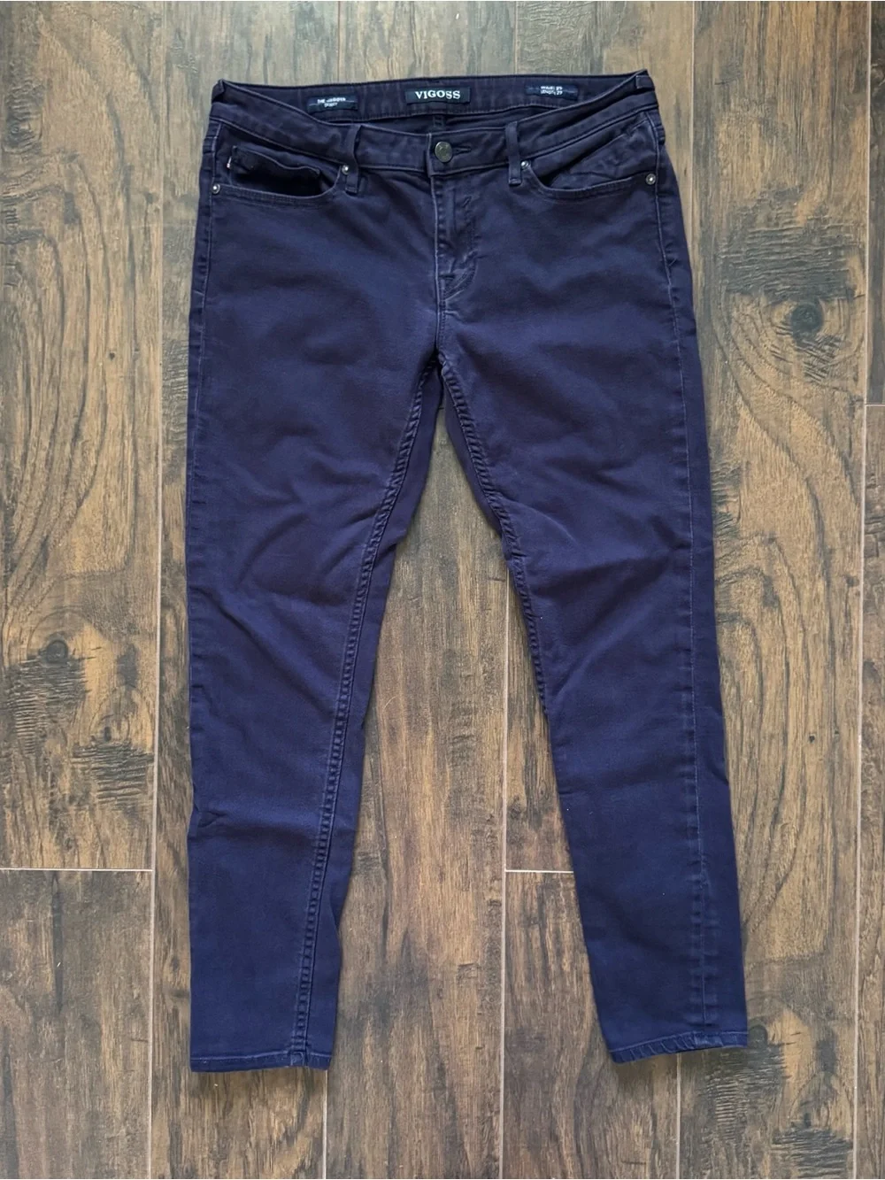 Vigoss Size 28 Purple The Jagger Skinny Jeans